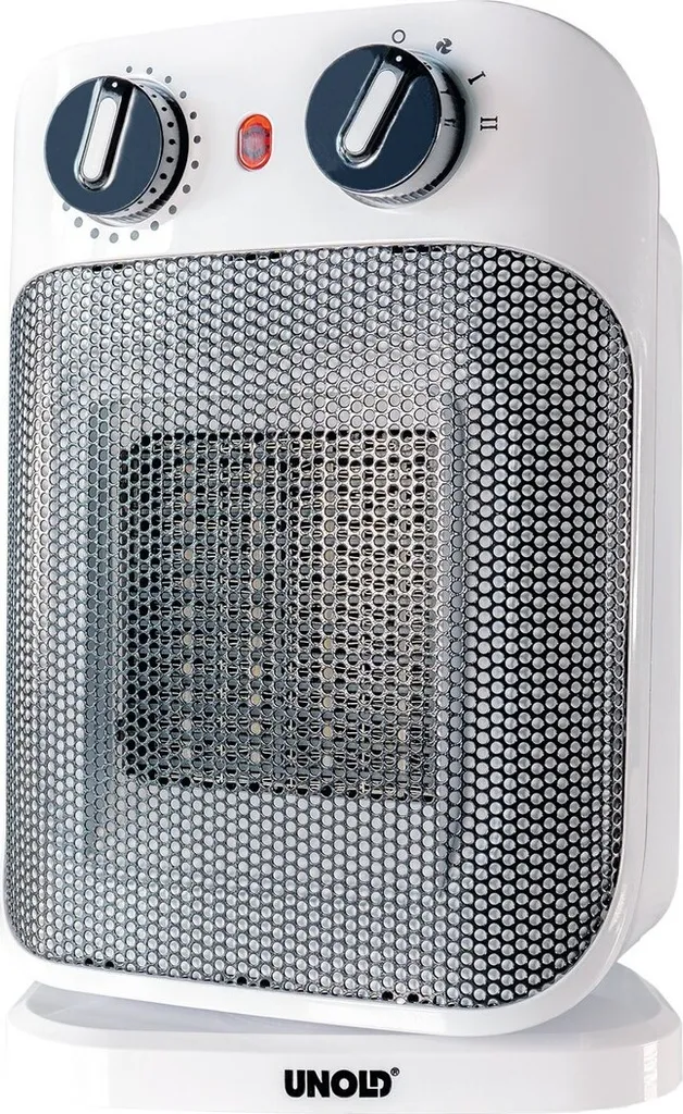 Unold Keramik-Heizlüfter IP21 Überhitzungsschutz 1.800 Watt 2 Stufen Oszillation 3 Unold Keramik-Heizlüfter IP21 Überhitzungsschutz 1.800 Watt 2 Stufen Oszillation