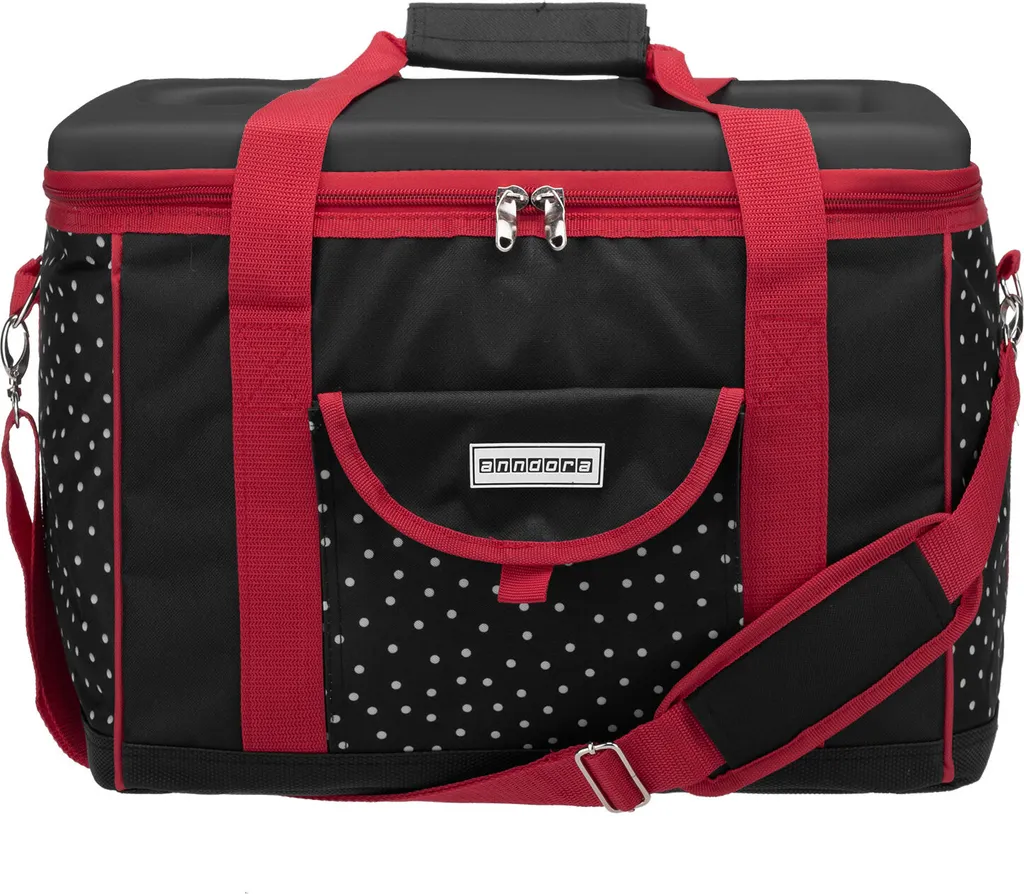 Riesige Kühltasche Picknicktasche XL Schwarz Weiß - Snövit - Schwarz 6 Riesige Kühltasche Picknicktasche XL Schwarz Weiß - Snövit - Schwarz – Bild 4