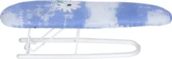 WENKO 1451018100, Ärmelbügelbrett, Baumwolle, Polyester, Trocken- & Dampfbügeleisen, Blau, Weiß, Bild, Blau, Weiß -Haushaltswaren Store 7e7759bf3f68aa251e392c07870ba125