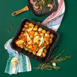 NAVA Backblech / Tiefbackblech Mit Granitbeschichtung NATURE Zum Backen Von Fleisch Kuchen 39,5x33,5x7 Cm 6,5l 16 NAVA Backblech / Tiefbackblech Mit Granitbeschichtung NATURE Zum Backen Von Fleisch Kuchen 39,5x33,5x7 Cm 6,5l -Haushaltswaren Store 7f422d64646685ebd6074a9d6b266d6f