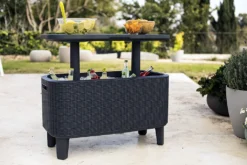 Keter Garden Bar 2in1 Tisch, Bar Mit Kühlbehälter Bevy Cool Bar Rattan -Haushaltswaren Store 7fc5ceeddd1009700565b13e36ff8e32