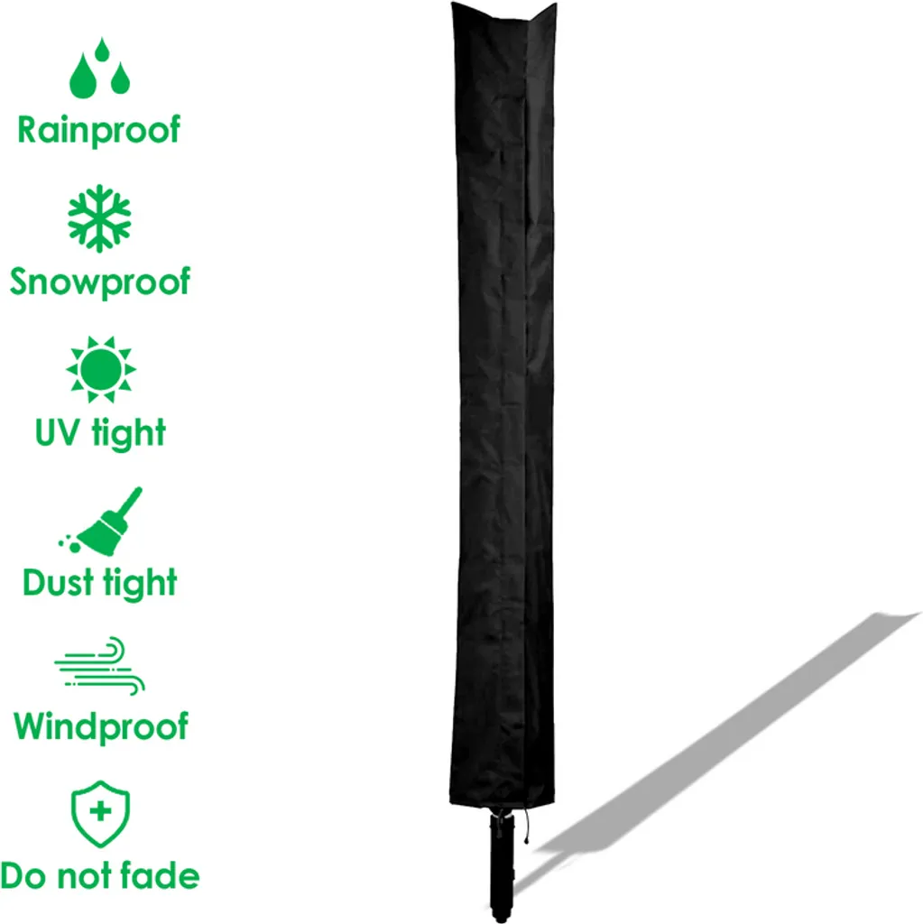 EINFEBEN Waeschespinne Wäschespinnen Schutzhuelle Mit Hochdichter Oxford PVC-Beschichtung Mit Reissverschluss & Kordelzug Wasserdichte Stoff Huelle Fuer Waeschespinne Abdeckung Extrem Wasserabweisendes 168 X 28cm Schwarz 4 EINFEBEN Waeschespinne Wäschespinnen Schutzhuelle Mit Hochdichter Oxford PVC-Beschichtung Mit Reissverschluss & Kordelzug Wasserdichte Stoff Huelle Fuer Waeschespinne Abdeckung Extrem Wasserabweisendes 168 X 28cm Schwarz – Bild 2