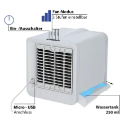 Cepewa Mini Klimaanlage,USB Stromanschluß,Luftkühler,7 LED Farbstufen 38 Cepewa Mini Klimaanlage,USB Stromanschluß,Luftkühler,7 LED Farbstufen -Haushaltswaren Store 80cbb16b7214405337b3b4812d4c8a9b