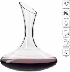 KROSNO Wein-Dekanter Wein-Karaffe | 1500 ML | Set Von 1 | Vinoteca Kollektion | Rotwein Dekantierer Dekantierkaraffe | Perfekt Für Zu Hause, Restaurants Und Partys | Zur Manuellen Reinigung 14 KROSNO Wein-Dekanter Wein-Karaffe | 1500 ML | Set Von 1 | Vinoteca Kollektion | Rotwein Dekantierer Dekantierkaraffe | Perfekt Für Zu Hause, Restaurants Und Partys | Zur Manuellen Reinigung -Haushaltswaren Store 810b1e2dc98d1000a7e89f967f167a68