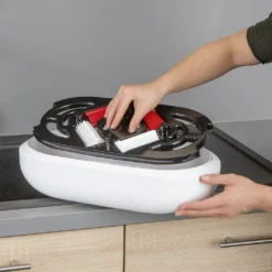 MAXXMEE Akku-Rotationsmopp - Rotierende Mikrofaserpads - Weiß Bodenwischer Akku Spray Mopp Spraymop Set Sprühwischer Tank Rotation Wischmopp -Haushaltswaren Store 8243edd7b28e3717e034e6265afced35