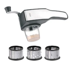 Gefu Trommelreibe Pecorino Laser Cut Mit 3 Trommeleinsätzen Käsereibe -Haushaltswaren Store 82f7190c3b36eae6d918857e3591fc5a