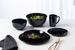 Frühstücks-Set 18 Tlg. Fresh Schwarz