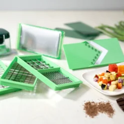 Genius Nicer Dicer Exclusive Gemüseschneider 6tlg Zubehör-Set Mit Reibe + Hobel; A34290 -Haushaltswaren Store 8346cdd766d7df6effb4a42cf6a423c0