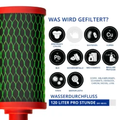Edelstahl Wasserfilter Wasserhahn INOX PLUS | Germany | Survival-Filtertechnik -Haushaltswaren Store 83984e2308d698e6721ed0aac0762650