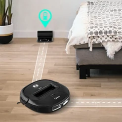 Midea Saugroboter M3S VCR20B, Saugleistung 2000 Pa, 3 Saugmodi / Saugroboter Mit Ladestation & V-förmigem Borstenmuster / 90-120 Min Laufzeit, Ideal Für Tierhaare, Teppiche Und Hartböden, Schwarz -Haushaltswaren Store 845dc7d55f0e1848670a849d907a47b0