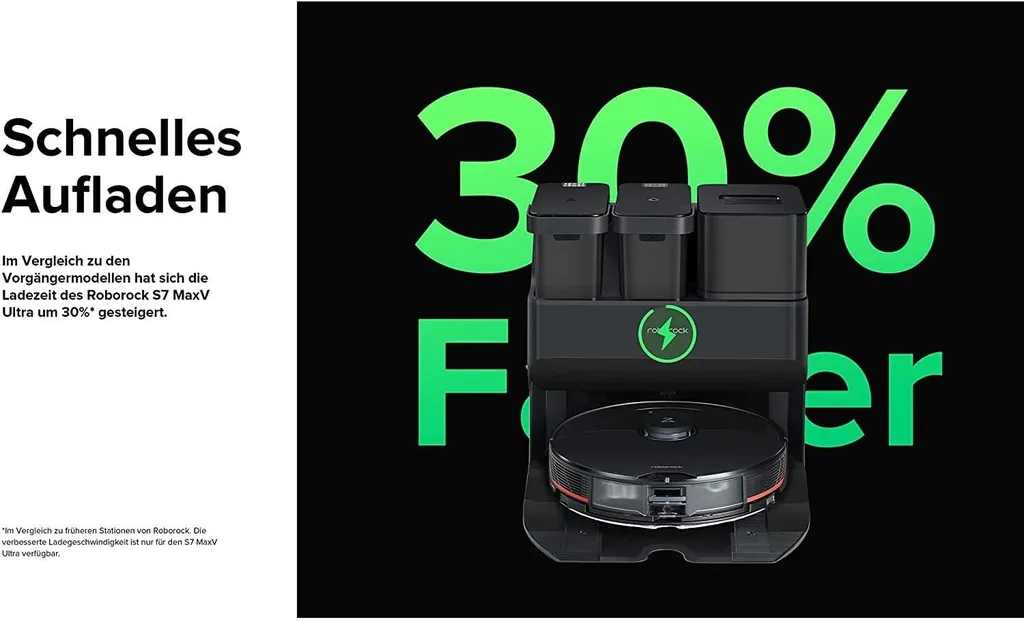 Roborock S7 MaxV Ultra Saugroboter Schwarz 19 Roborock S7 MaxV Ultra Saugroboter Schwarz – Bild 17