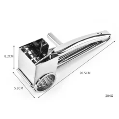Trommelreibe Edelstahl Gemüse Käseschneider Manuelle Dreh Käsereiben Mit 3 Ersatzköpfen Kurbel 20*11*8.8cm -Haushaltswaren Store 859288acad444d52e7d2258c23aeaee5