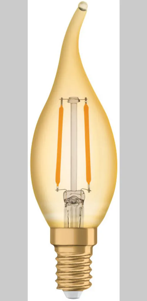 Osram LED Leuchtmittel Vintage 1906 Cla BA E14 1,5W Warmweiß, Amber 9 Osram LED Leuchtmittel Vintage 1906 Cla BA E14 1,5W Warmweiß, Amber – Bild 7
