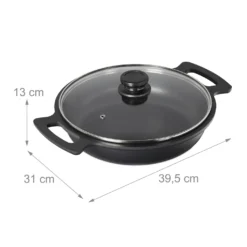 Relaxdays Servierpfanne Mit Deckel 15 Relaxdays Servierpfanne Mit Deckel -Haushaltswaren Store 8683c5f08e15242fbe7999a22b241309