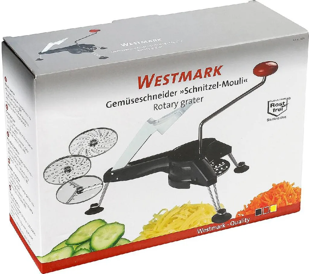 Westmark 1171 22 60 Gemüseschneider Schnitzel-Moul, Schwarz 7 Westmark 1171 22 60 Gemüseschneider Schnitzel-Moul, Schwarz – Bild 5