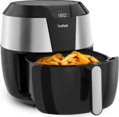 Tefal EY701D Easy Fry XXL Heißluftfritteuse, Fassungsvermögen: 1,6 Kg, Timer,8 Automatische Menüs