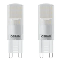 2 X Osram LED Leuchtmittel Stiftsockellampe 2,6W = 30W G9 Matt 290lm Warmweiß 2700K 13 2 X Osram LED Leuchtmittel Stiftsockellampe 2,6W = 30W G9 Matt 290lm Warmweiß 2700K -Haushaltswaren Store 880e11e6396f9bb01794d450ac8f918c