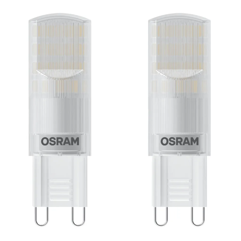 2 X Osram LED Leuchtmittel Stiftsockellampe 2,6W = 30W G9 Matt 290lm Warmweiß 2700K 7 2 X Osram LED Leuchtmittel Stiftsockellampe 2,6W = 30W G9 Matt 290lm Warmweiß 2700K – Bild 5