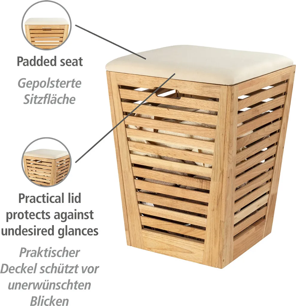 Wenko Wäschetruhe Mit Sitzpolster Norway 5 Wenko Wäschetruhe Mit Sitzpolster Norway – Bild 3
