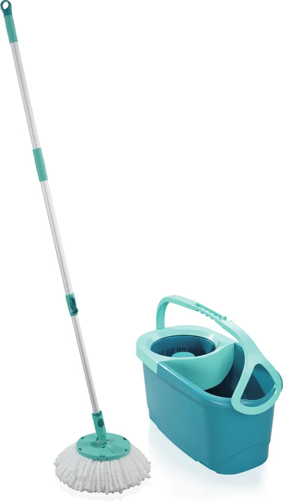 LEIFHEIT 55413 Set Rotation Disc Mop Ergo Clean Twist Bodenwischer 3 LEIFHEIT 55413 Set Rotation Disc Mop Ergo Clean Twist Bodenwischer