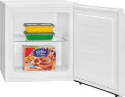 Bomann® Gefrierschrank, 34L Nutzinhalt, Mini Gefrierschrank Mit Herausnehmbarer Glasablage, Gefrierschrank, Wechselbarer Türanschlag & Stufenloser Temperaturreglung - GB 7246 Weiß -Haushaltswaren Store 887ae35fa3a07f442a8384dea75fb6d9