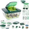 Genius Nicer Dicer Chef 37-tlg Set Gemüseschneider Inkl. 3 In 1 Siebschüssel; A81893 -Haushaltswaren Store 88cd8a306b73ff70681642733f4c400f