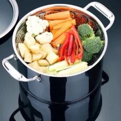 Edelstahl Dampfgarer Einstellbar Dünsteinsatz (16cm-25cm) Dämpfeinsatz Für Kochtöpfe -Haushaltswaren Store 8996445dc136789f7369deabf848510e