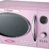Melissa 16330130 Retro Mikrowelle/1000 Watt/23 Liter Garraum,Design Mikrowelle Mit Grill/Rosa Pink 2 Melissa 16330130 Retro Mikrowelle/1000 Watt/23 Liter Garraum,Design Mikrowelle Mit Grill/Rosa Pink -Haushaltswaren Store 89a127b70639fbd673facb19383eab1c