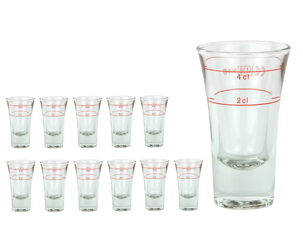 12er Set Schnapsgläser Stamper Dublino 2cl + 4cl 3 12er Set Schnapsgläser Stamper Dublino 2cl + 4cl