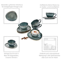 Sänger SÄNGER Kaffeetassen Set Darwin 8 Teilig Für 4 Personen -Haushaltswaren Store 89cdcd15bea80db9d4dc0f2a8f873888