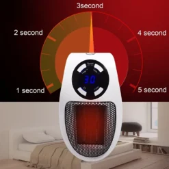 2 STÜCKE 500W 220V Steckdosen Heizlüfter Mini Heizung | Elektroheizer Mit Fernbedienung | Heizgerät -Haushaltswaren Store 89ecb3beae6a4709da1971dcc946046f