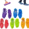 Mop Schuhe Set, 5 Paare Mop Slippers Weiche Waschbare Wiederverwendbare Mikrofaser Fuß Socken Boden Reinigungs Werkzeug Schuh Abdeckung