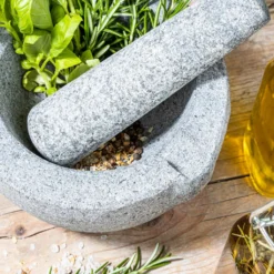 Mörser Mit Stößel Reibe Zerkleinerer Gewürz Mühle Aus Granit -Haushaltswaren Store 8a262237eac461006ee2ed48e3a94119