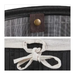 Relaxdays Bambus Wäschekorb Oval -Haushaltswaren Store 8a9579d0ffac55b08c6a43357fb79914