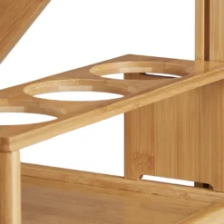 Relaxdays Küchenwagen Bambus Mit 2 Ablagen -Haushaltswaren Store 8b02d39a89c9b4929b2434606015491b