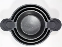 Mulex 6tlg. Topfset 'HAPPINESS' -Haushaltswaren Store 8b5d921a2d3c48d417ba536c28643341