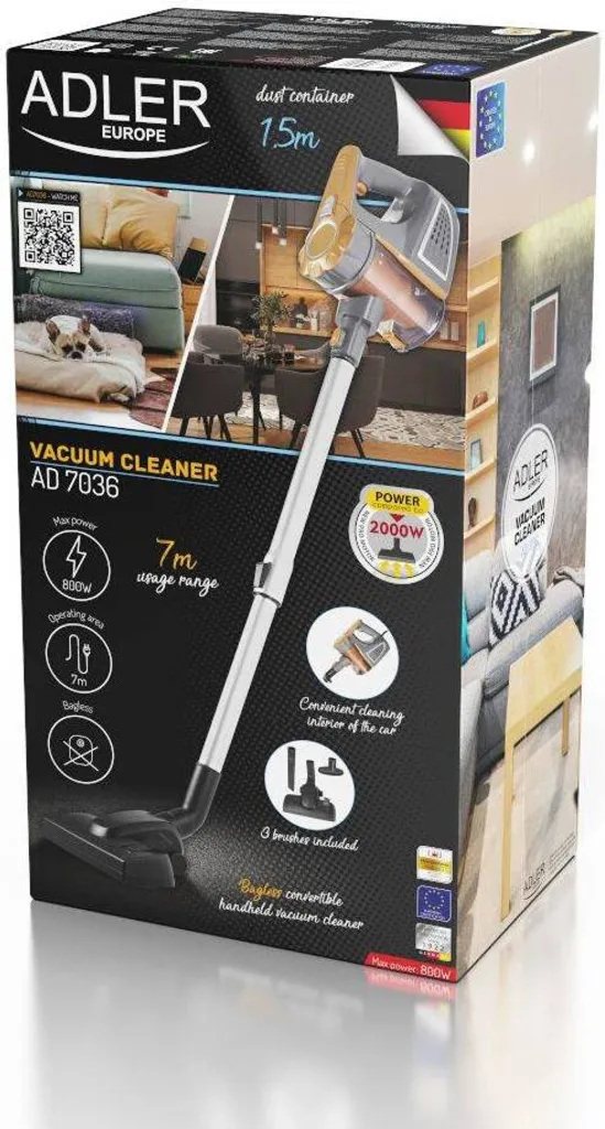 Adler Handstaubsauger AD 7036 Beutellos Autostaubsauger 1,5 L Düsenset 17 Adler Handstaubsauger AD 7036 Beutellos Autostaubsauger 1,5 L Düsenset – Bild 15