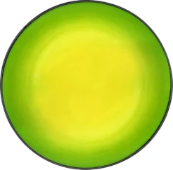 CreaTable 20220 Kombiservice Hot Green Für 4 Personen, Steinzeug, Rund, Grün/gelb/schwarz (1 Set, 16-teilig) -Haushaltswaren Store 8c11330ad8b29666a86d16fac2ca5e67