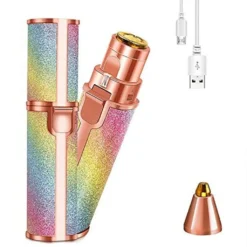 Tragbarer 2 In 1 Elektro Epilierer,Augenbrauenschneider, Weiblicher Körper,Haarentfernung, Frauen,Schmerzloser Rasierer (A) -Haushaltswaren Store 8c708c5c6d4c0a8520ec9f706eef4145