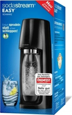 Sodastream Wassersprudler EASY Incl. PET-Flasche 1 L Und 1 Co²-Kohlensäurezylinder, Schwarz -Haushaltswaren Store 8cdb2f945aa61ab421ef9eb03d1b77df