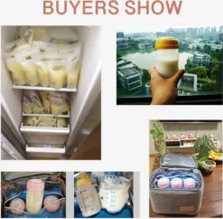 Muttermilch-Kühltasche Mit Kühlakkus, Doppellagig, Passend Für 3 Flaschen, Bis Zu 255 Ml, Für Stillen, Muttermilch, Pumpbeutel, Rucksack ,Denim Blue -Haushaltswaren Store 8d12197cb387ceb7fc9ddbd976b93ca9