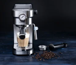 GASTRONOMA 18110001 Espressomaschine Baristo. Siebträgermaschine Mit 15 Bar Druck Und Milchaufschäumer -Haushaltswaren Store 8d74831c3782434eea210aed29a06cb3