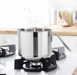 SSW City Milchtopf Mit Ausguss Thermo-Sandwichboden Edelstahl Ø 14 Cm 1,6 L -Haushaltswaren Store 8d9b940dc6bd7f58e7ac5496e185292c