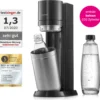 SodaStream Wassersprudler Titan Ohne CO2-Zylinder, 1x 1L Glasflasche Und 1x 1L Kunststoff-Flasche 1 SodaStream Wassersprudler Titan Ohne CO2-Zylinder, 1x 1L Glasflasche Und 1x 1L Kunststoff-Flasche -Haushaltswaren Store 916ce059eebc1568d71fac9293e0ed3b