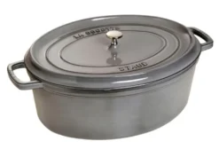 Staub Cocotte Oval Graphitgrau 33cm 40509-324-0 -Haushaltswaren Store 91cc28dd186a2a85c81208f4995486b7