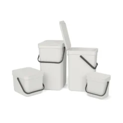 Brabantia Sort & Go Abfallbehäl. Light Grey 25 L -Haushaltswaren Store 922c2fb0ecc02910f5b1d331802b0e9d