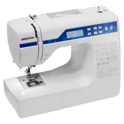MEDION MD 15694 Digitale Nähmaschine/Knopflochautomatik/100 Stiche/100 Alphabetstiche/69 Doppel-Nadel-Stiche/LED-Nählicht/weiß 16 MEDION MD 15694 Digitale Nähmaschine/Knopflochautomatik/100 Stiche/100 Alphabetstiche/69 Doppel-Nadel-Stiche/LED-Nählicht/weiß -Haushaltswaren Store 9262475835c0b48efb782eb465126dad