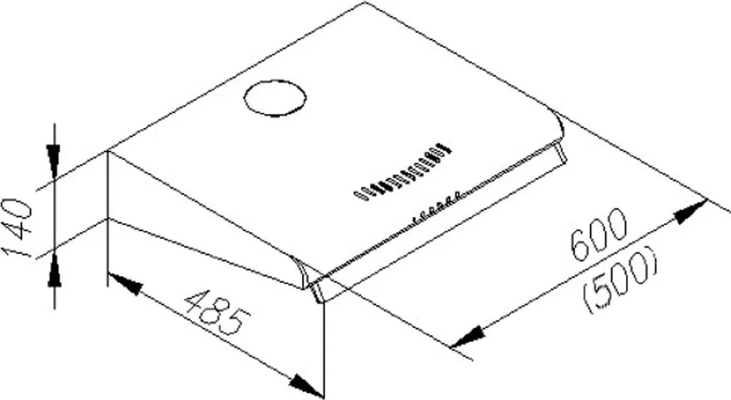 Amica UH 17111-3 E Unterbauhauben - Edelstahl 3 Amica UH 17111-3 E Unterbauhauben - Edelstahl