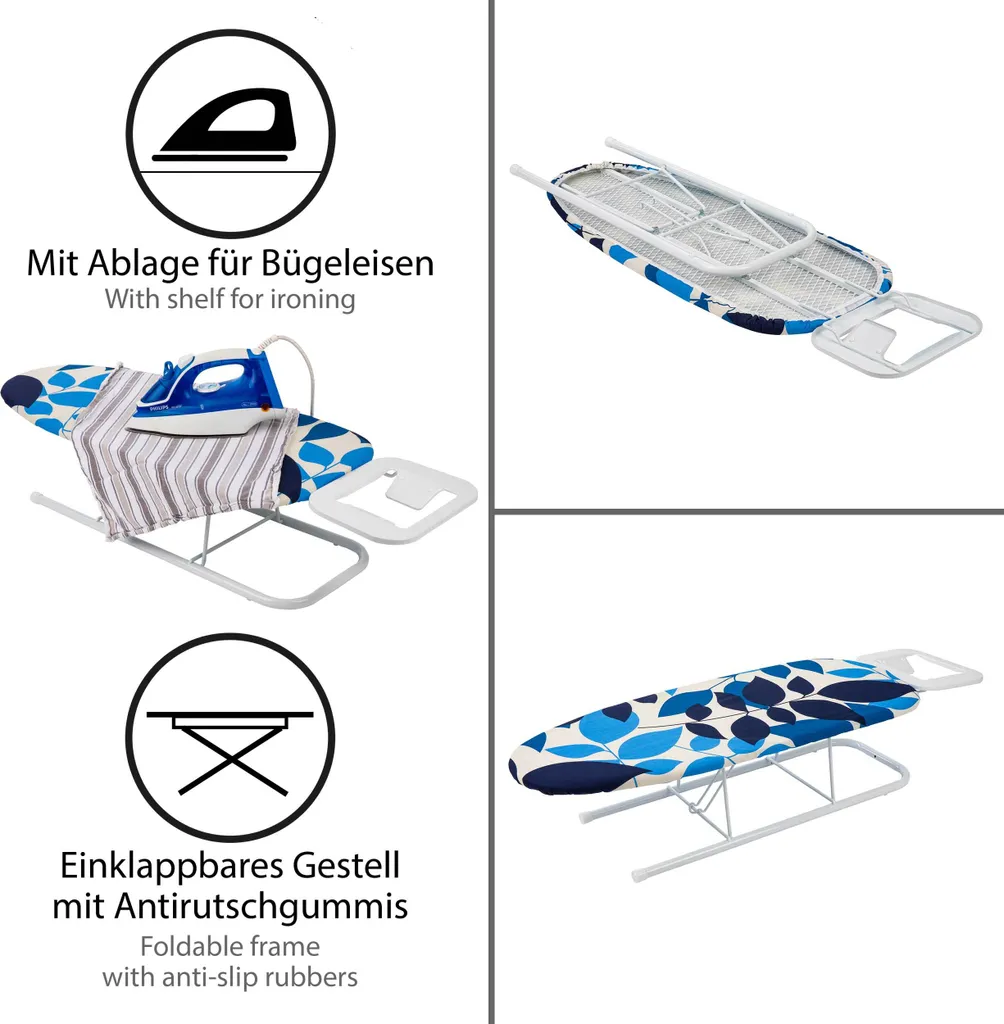 ONVAYA Tischbügelbrett | Mini Bügelbrett | Bügeltisch | Kleines, Platzsparendes Bügelbrett 7 ONVAYA Tischbügelbrett | Mini Bügelbrett | Bügeltisch | Kleines, Platzsparendes Bügelbrett – Bild 5