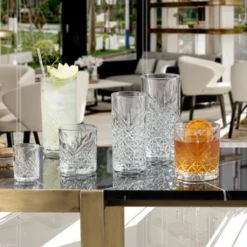 Pasabahce Timeless 520205 Longdrink Glas Wassergläser Kristall Design 4´er Set Transparent 365 Ml 38 Pasabahce Timeless 520205 Longdrink Glas Wassergläser Kristall Design 4´er Set Transparent 365 Ml -Haushaltswaren Store 93430683685fc9e870adb154554539f5